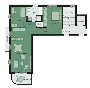 Foto - Etagenwohnung in Mühlheim am Main