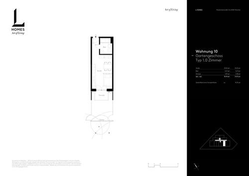 Foto - Erstbezug: Moderne 1-Zimmer-Neubauwohnung mit Garten in München