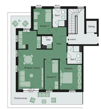 Foto - Etagenwohnung in Mühlheim am Main