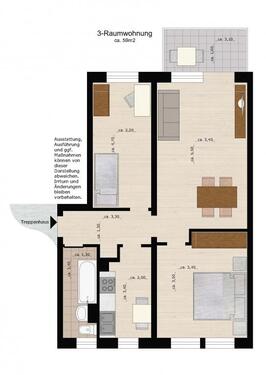 Foto - 3 Zimmer Etagenwohnung in Dessau-Roßlau