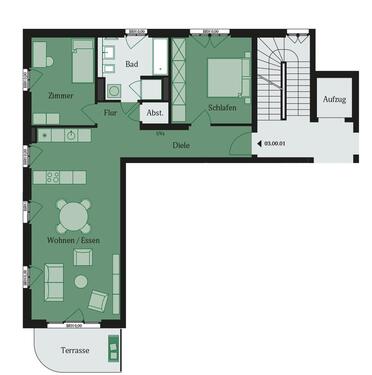 Foto - Etagenwohnung in Mühlheim am Main