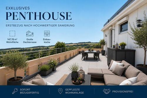 Foto - Penthouse mit großer Dachterrasse – Erstbezug nach Sanierung