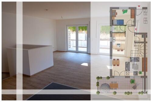 Foto - 3-Zimmer Wohnung mit Balkon & Garten (Diepersdorf - Leinburg)