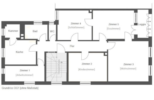 Foto - 5 Zimmer Etagenwohnung zur Miete in Kitzingen