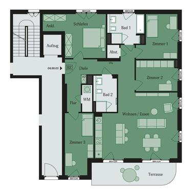 Foto - Etagenwohnung in Mühlheim am Main