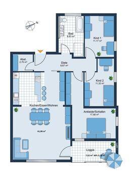 Foto - 4 Zimmer Etagenwohnung zum Kaufen in Zirndorf