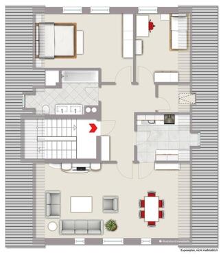 Foto - Helle 3-Zimmer-Wohnung mit überraschender Weite