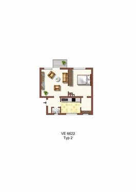 Foto - Etagenwohnung zur Miete in Duisburg