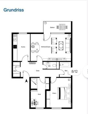 Foto - wunderschönen 3 Zimmer Wohnung in Rümmingen