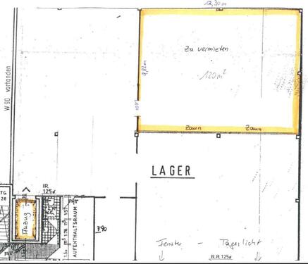 Foto - Lagerfläche Lagerraum Lager - 420,00 EUR Kaltmiete,