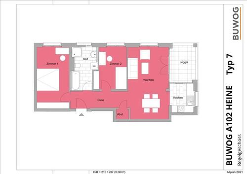 Foto - Etagenwohnung zur Miete in Darmstadt