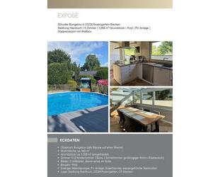 Großer Bungalow mit Pool & Wintergarten - Klecken von privat - Rosengarten