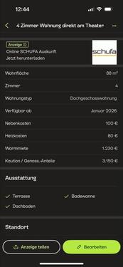 Foto - Etagenwohnung in Hildesheim zur Miete