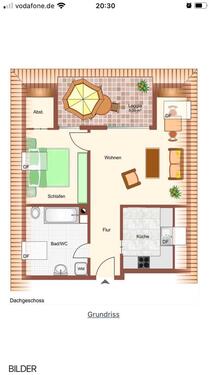 Foto - 2-Zimmerwohnung - 675,00&nbsp;EUR Kaltmiete, ca.&nbsp; 49,40&nbsp;m&sup2;