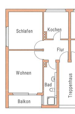 Foto - 2 Zimmer Etagenwohnung zur Miete in Lübbecke