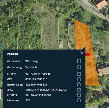 Foto - Grundst&uuml;ck zum Kaufen in Würzburg