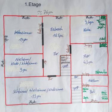 Foto - 3 Zimmer Etagenwohnung zur Miete in Steinbach am Donnersberg