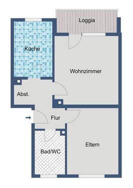 Foto - Etagenwohnung in Kassel zur Miete
