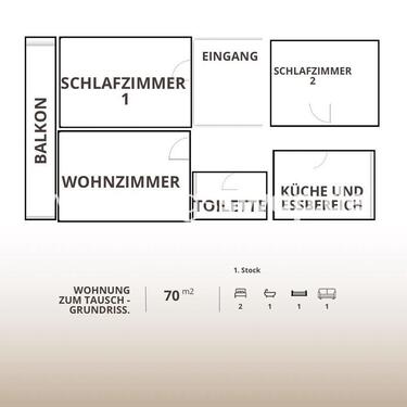 Foto - 3 Zimmer Etagenwohnung zur Miete in Berlin