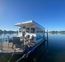 Schwimmendes Ferienhaus mieten festes Hausboot Haus mieten - Ketzin