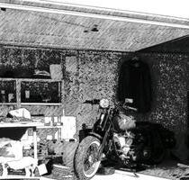 Motorrad Unterstellt- Einstellmöglichkeit in Garage - Heubach