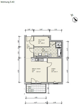 Foto - Etagenwohnung in Wolfsburg zur Miete