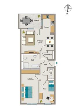 Foto - 3 Zimmer Etagenwohnung zur Miete in Essen