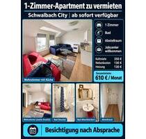 1 Zimmer Appartment in Schwalbach City ab sofort Jobcenter ✅