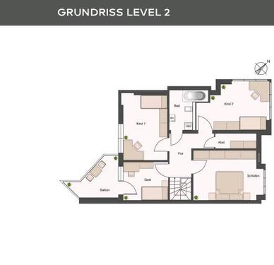 Foto - 4 Zimmer Etagenwohnung zum Kaufen in Nackenheim