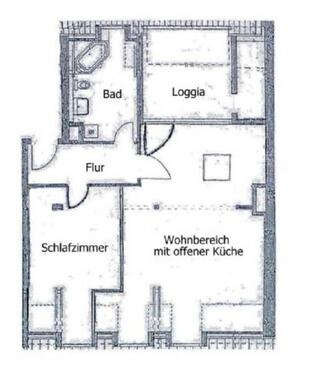 Foto - 2 Zimmer Dachgeschoßwohnung zum Kaufen in Leipzig