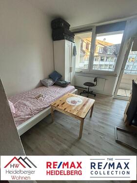 Foto - 1 Zimmer voll möbliertes Appartement, 19 qm im 2. OG mit Balkon, in Toplage in Kaiserslautern zu vermieten.