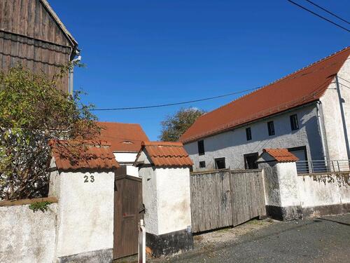 Foto - Hof mit 3870qm schöne Loftwohnung 04774Börln nähe Leipzig