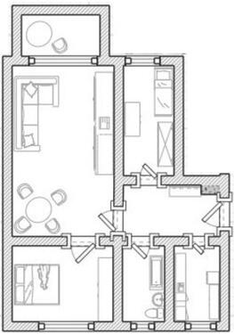 Foto - bezugsfertige 3-Raumwohnung in Brüssow