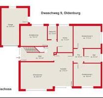 KFW Effizienzhaus (EG+Keller+großer Garten) in Oldenburg