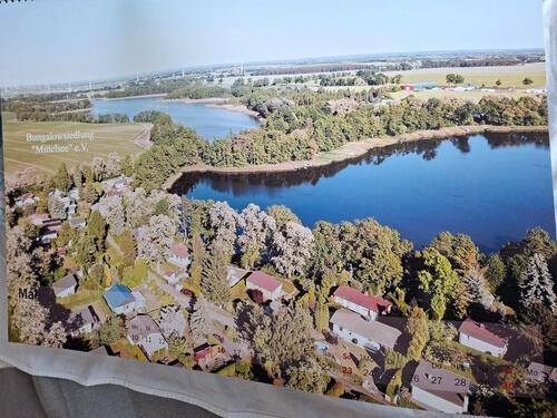 Foto - Bungalow mit Steg, Bungalowsdlg. Mittelsee e.V. zu verkaufen.