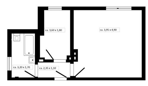 Foto - Etagenwohnung zur Miete in Wuppertal