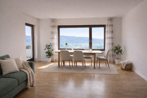 Foto - Erdgeschosswohnung mit Rheinblick in Waldshut