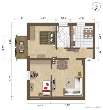Foto - Etagenwohnung in Hoyerswerda