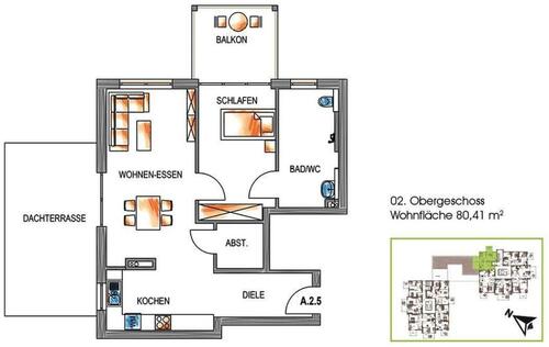 Foto - 2 Zimmer Etagenwohnung in Mietingen