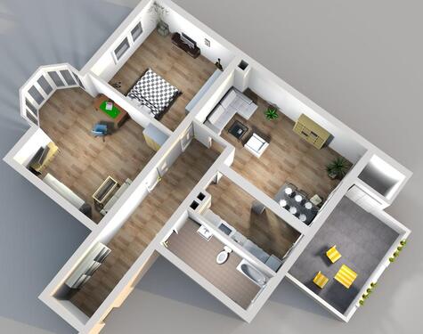 Foto - Helle Wohnung in guter Derendorfer Lage