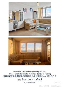 Foto - Zwischenmiete in Freising - 1.150,00 EUR Kaltmiete,