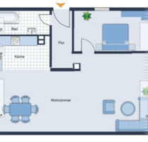 gemütliche 2-Raum-Wohnung im DG - Erfurt Daberstedt