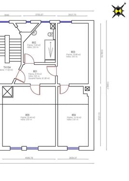 Foto - 2 Zimmer Dachgeschoßwohnung zur Miete in Weißenfels