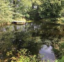 Freizeitgrundstück mit Teich, Alleinlage, 40 km nördl. HH - Barmstedt