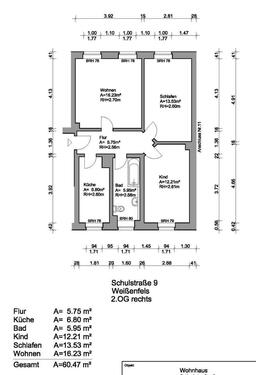 Foto - 3 Zimmer Etagenwohnung zur Miete in Weißenfels