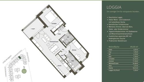 Foto - Erstbezug: Moderne 3-Zimmer-Wohnung mit EBK im 1. OG in Darmstadt