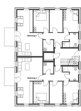 Foto - 4 Zimmer Etagenwohnung zur Miete in Bispingen