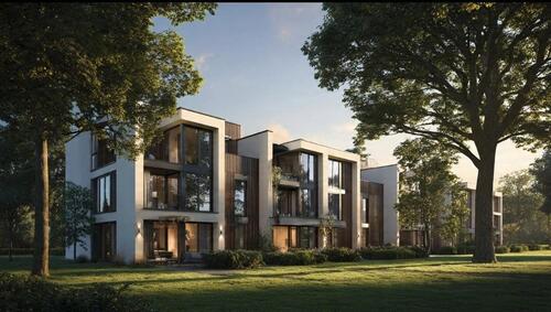 Foto - Neubau KFW 40 4 Reihenhäuser Neubau in WaldkirchBurgblickab