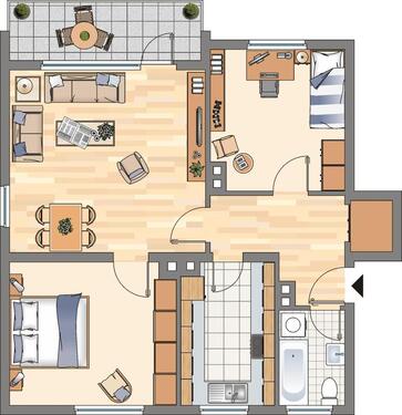 Foto - Etagenwohnung zur Miete in Castrop-Rauxel