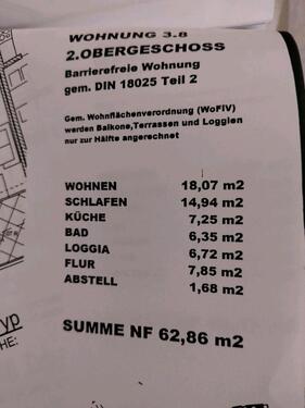 Foto - 2ZKB Mietwohnung barrierefrei 62qm Stadthagen